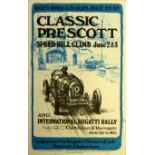 Sport Poster Bugatti Classic Prescott Car Race