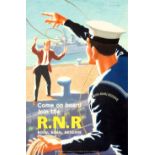 Propaganda Poster Join the R.N.R Royal Naval Reserve