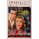 Movie Poster WWII Love Song Lili Marleen