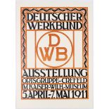 Advertising poster Deutscher Werkbund Exhibition Ehmcke