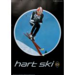 Ski Poster Hart Ski Roger Staub USA