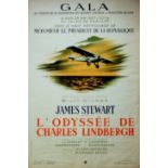 Advertising Poster Art Deco AirplaneCharles Lindbergh