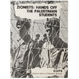 Propaganda Poster Zionists Palestine Students GUPS