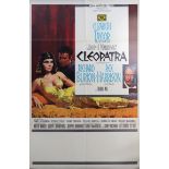 Cinema Poster Cleopatra Elizabeth Taylor Richard Burton