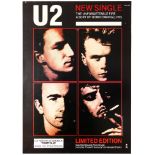 Advertising Poster U2 The Unforgettable Fire Rock Band