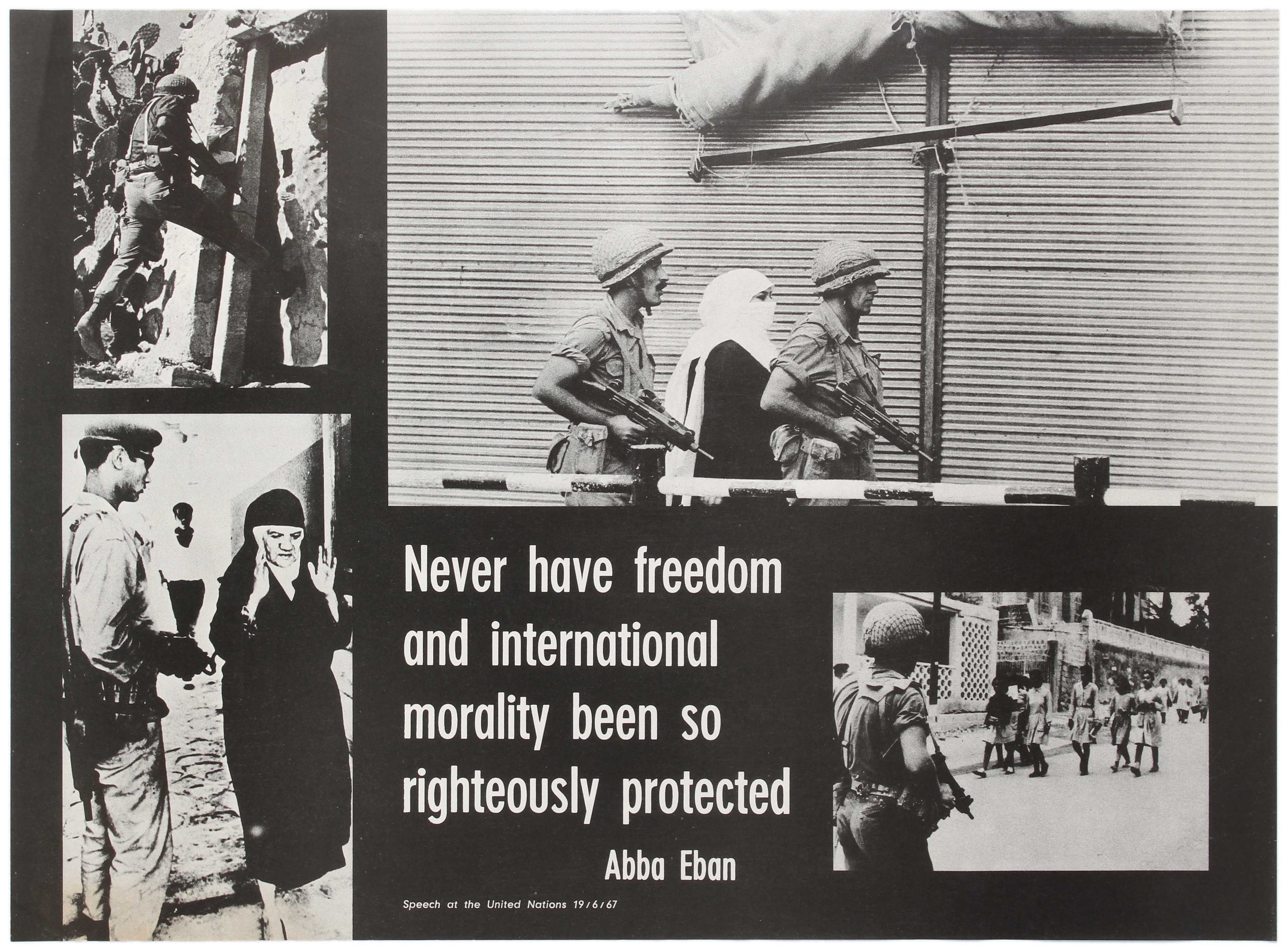 Propaganda Poster Palestine Freedom Morality