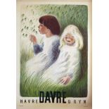 Advertising Poster Oatmeal Field Sikker Hansen Havre Davre