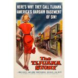 Cinema Poster Tijuana Story Mexico B Movie USA