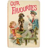 Lithograph Victorian Print Children Dog Our Favourites