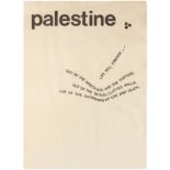 Propaganda Poster Palestine Fateh Life Will Emerge