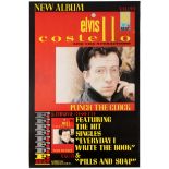 Advertising Poster Elvis Costello and the Attractions Punch The Clock