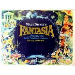 Cinema Poster Fantasia Disney UK Quad