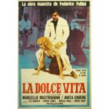 Cinema Poster La Dolce Vita Fellini Marcello Mastroianni