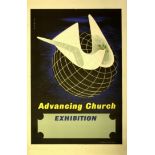 Propaganda Poster Advancing Church Exhibition Henrion Modernism