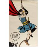 Advertising Poster Prince Valiant Comic Strip Hero Seize Him!