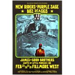 Rock Music Poster New Riders of the Purple Sage Bill Graham