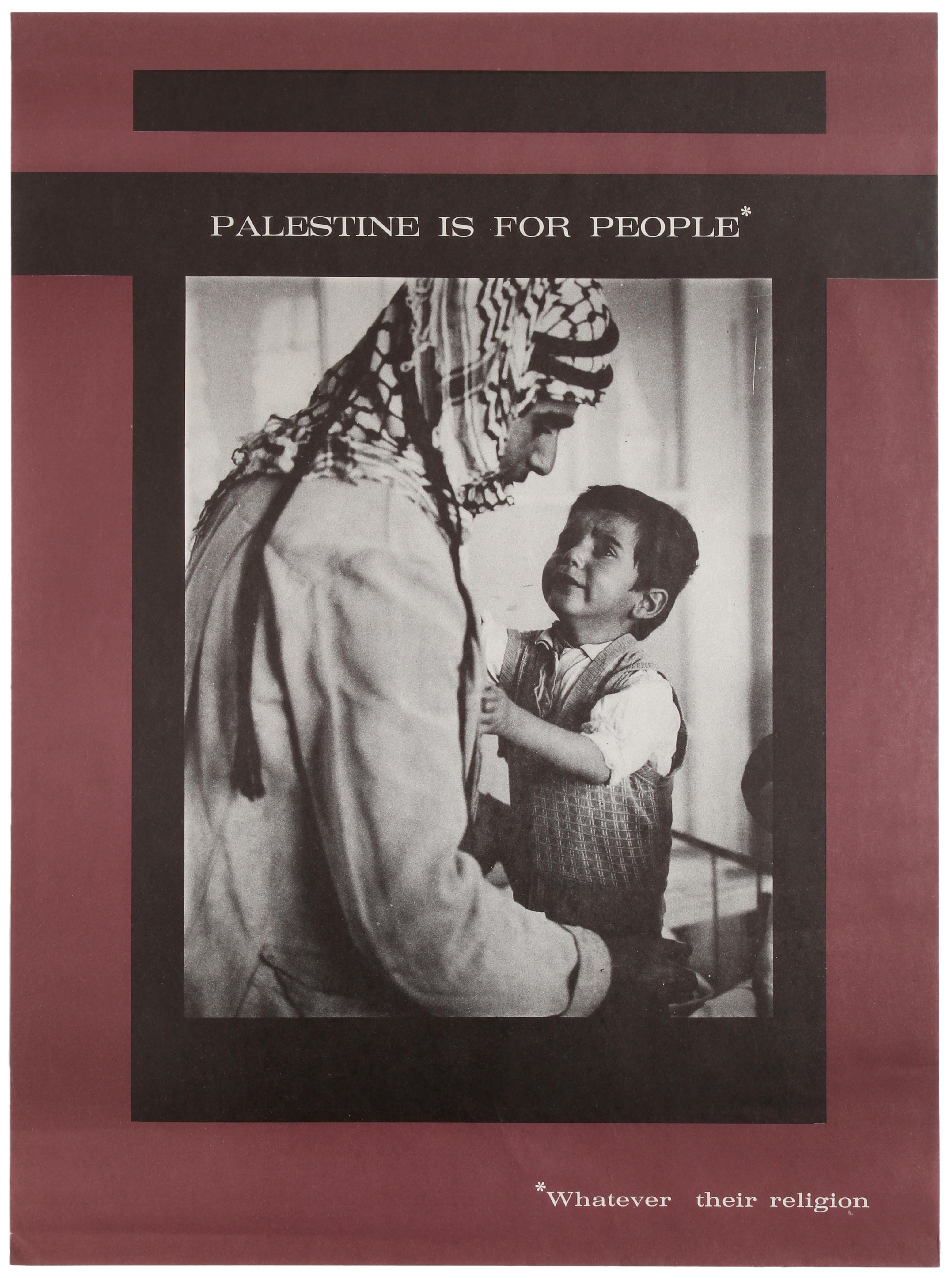 Propaganda Poster Palestine is for People Whatever their Religion