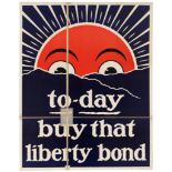 Propaganda Poster WWI Buy that Liberty Bond USA