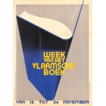 Advertising Poster Flemish Book Week Art Deco
