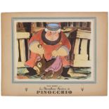 Film Poster Pinocchio RKO The Coachman Disney Lobby Card