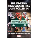 Advertising Poster Travelcard Rollerblading London Transport Underground