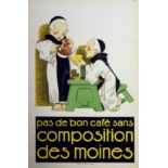 Advertising Poster Pas de Bon Cafe Coffee Art Deco Rene Vincent