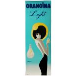 Advertising Poster Orangina Light Villemot