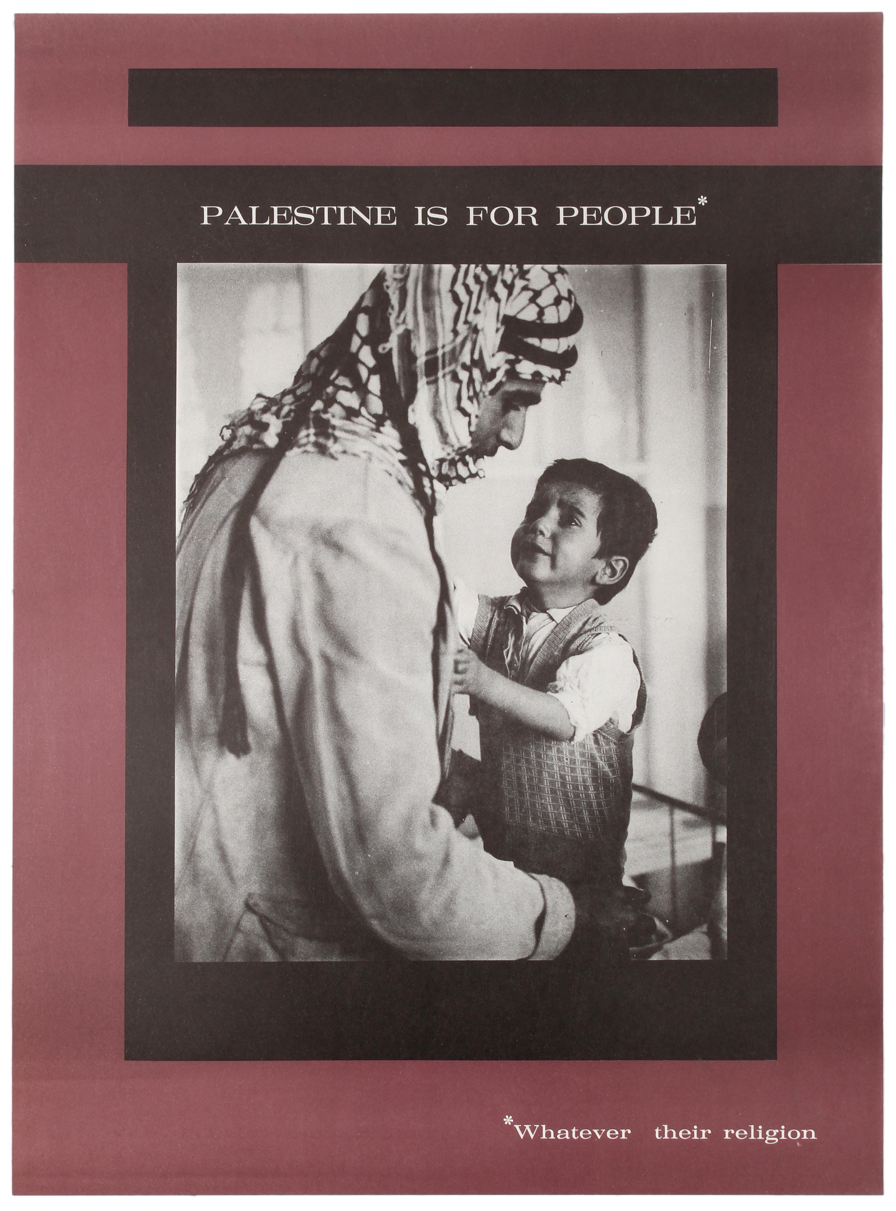 Propaganda Poster Palestine is for People Whatever their Religion