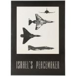 Propaganda Poster Palestine Israel Peacemaker Fighter Jet