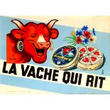 Advertising Poster Vache Qui Rit Laughing Cow Cheese France