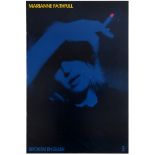 Advertising Poster Marianne Faithfull Broken English