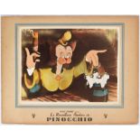 Film Poster Pinocchio RKO Gideon Disney Lobby Card