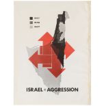 Propaganda Poster Israel Aggression Palestine