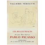 Advertising Poster Picasso Belles Images Exhibition Vallauris Nerolium Paris 1967
