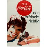 Advertising Poster Coca Cola Drink Switzerland