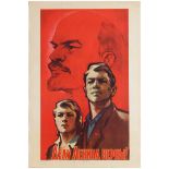 Set 3 Propaganda Posters USSR Communist Youth Pioneers