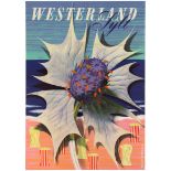 Travel Poster Westerland Sylt Germany Seaside Kurt Kranz