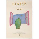 Advertising Poster Genesis Duke Rock Music