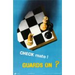 Propaganda Poster Check Mate Guards Chess ROSPA