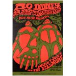 Advertising Poster Bo Diddley Big Joe Williams Bill Graham Fillmore Auditorium 1967