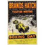 Sport Poster Brands Hatch Yuletide Meeting Car Racing Formula 3