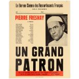 Film Poster Un Grand Patron French Pierre Fresnay Surgeon