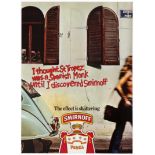 Advertising Poster Smirnoff Vodka St Tropez Spanish Monk