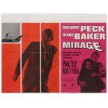 Film Poster Mirage Film Gregory Peck Diane Baker