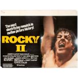 Film Poster Rocky II Sylvester Stallone UK Quad Boxing