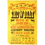 Advertising Poster Showboat Musical Ashcroft Theatre Croydon London