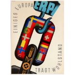 Propaganda Poster ERP Marshall Plan Walter Hofmann