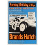 Sport Poster Brands Hatch Car Racing BRAC Formula 3