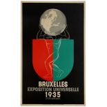 Travel Brussels Exposition Universelle 1935 Art Deco