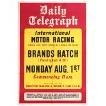 Sport Poster Brands Hatch International Motor Car Racing Daily Telegraph Formula 3